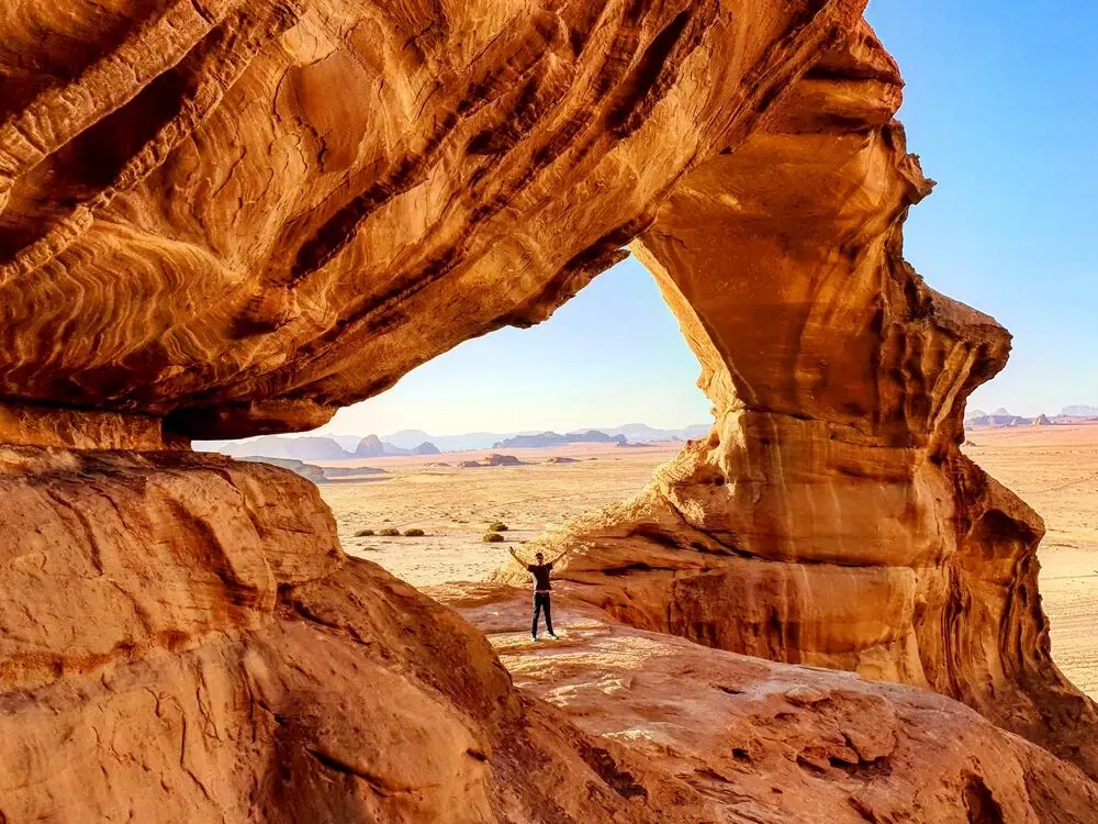 Wadi Rum desert formations