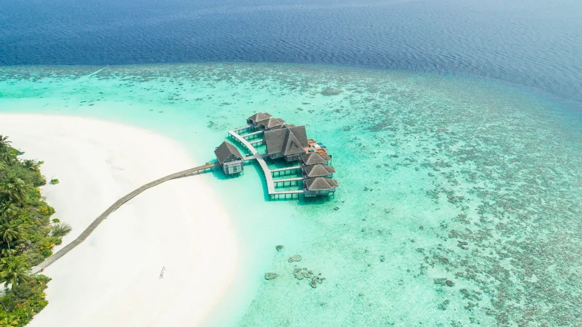 Overwater Bungalow Sunset