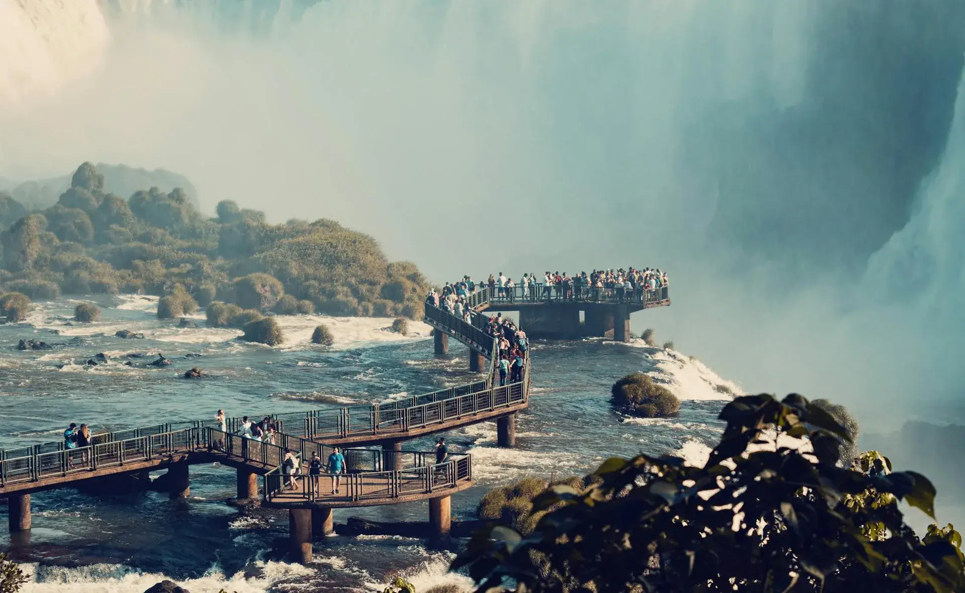 Iguazú Falls aerial