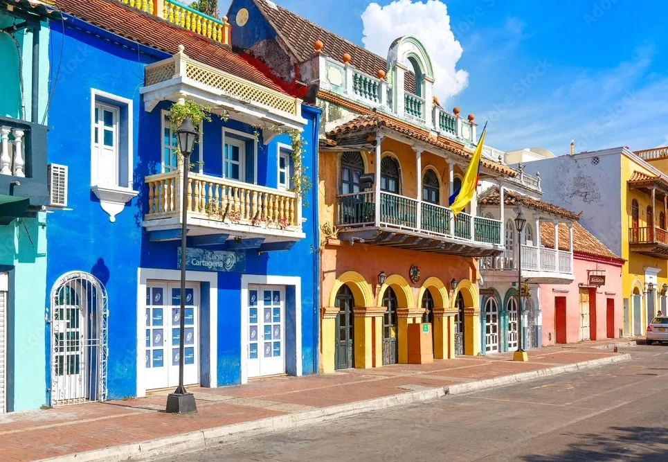 Cartagena colorful streets